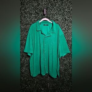 Men's Green Short Sleeve Shirt